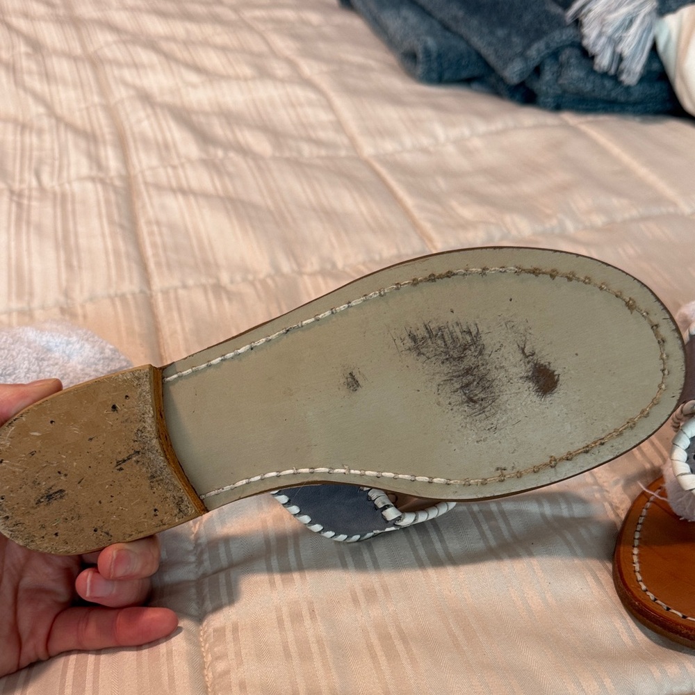 Jack Rogers Gray and Tan Sandals - Picture 4 of 6